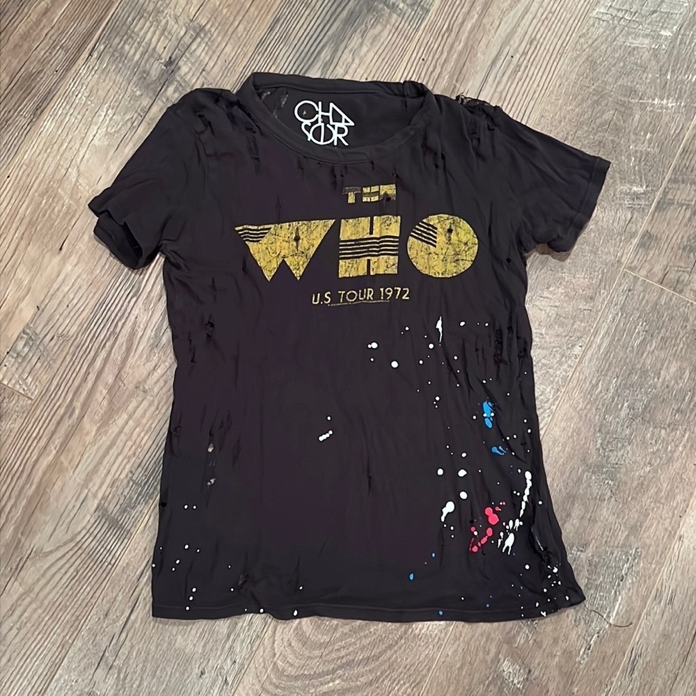 Chaser Woman’s The Who Band Tee Size Extra Small